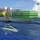 Illustration for article titled This Floating Barge City Is the Most Far-Flung Immigration Solution Yet